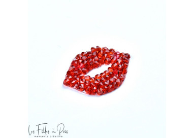 Cusson Bouche Sequin Rouge Thermocollant Vente En Ligne Couleur Rouge