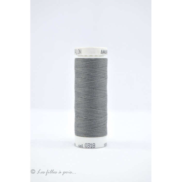 Fil à coudre Mettler ® Seralon 200m - Gris - 0318 METTLER ® - Fils à coudre et à broder - 1