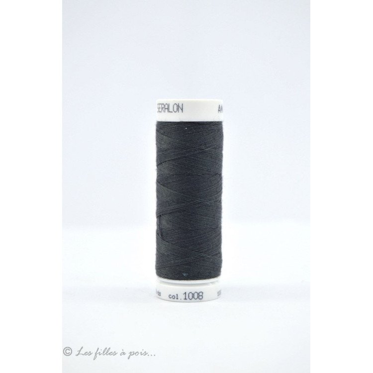 Fil à coudre Mettler Seralon 200m - Gris - 1008 METTLER ® - Fils à coudre et à broder - 1