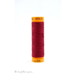 Mettler ® Seralon hilo para coser ojales y cordones - Rojo - 0106 METTLER ® - Fils à coudre et à broder - 1