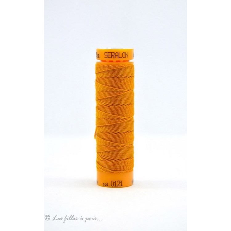 Fil à coudre boutonnière et cordonnet Mettler ® Seralon - Orange - 0121 METTLER ® - Fils à coudre et à broder - 1