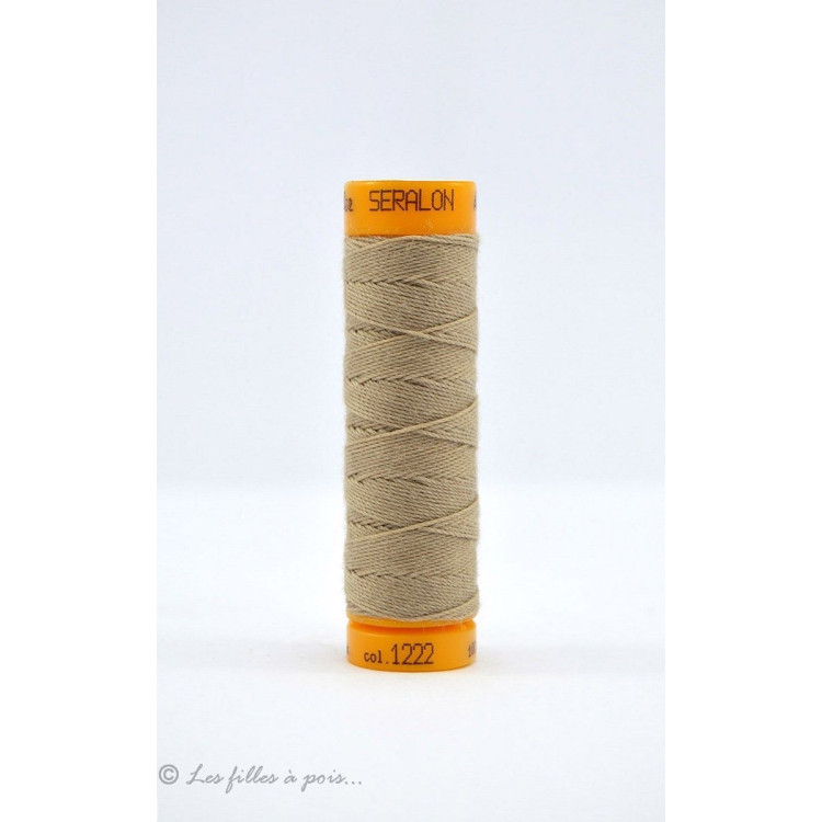 Hilo para coser ojales Mettler ® Seralon - Beige - 1222 METTLER ® - Fils à coudre et à broder - 1