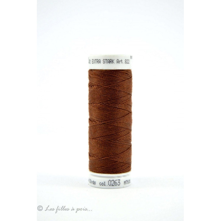 Fil à coudre Mettler ® Extra-Stark - Marron - 0263 METTLER ® - Fils à coudre et à broder - 1