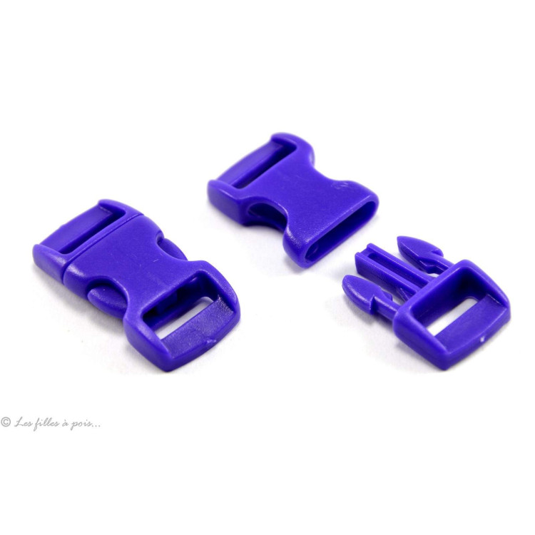 Fermetures rapides en plastique - 10mm - Lot de 2 Autres marques - Tissus et mercerie - 3