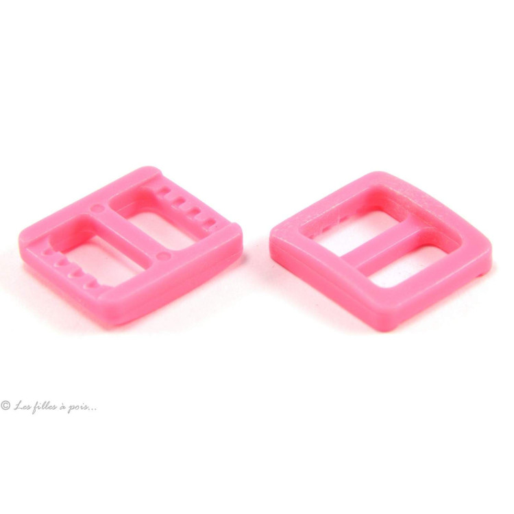 Boucles coulissantes de réglage en plastique pour sangle - 10mm - Lot de 2 Autres marques - Tissus et mercerie - 12