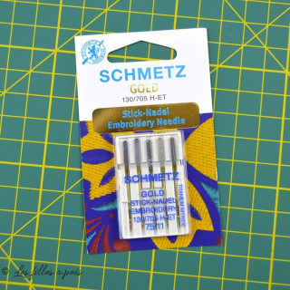 Agujas de bordar doradas para máquinas de coser - Schmetz ® SCHMETZ ® - Aiguilles machine à coudre - 2