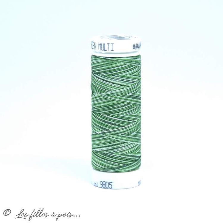 Fil à broder multicolore Polysheen 200m - Mettler ® - vert 9805 METTLER ® - Fils à coudre et à broder - 1