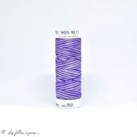 Fil à broder multicolore Polysheen 200m - Mettler ® - violet 9921 METTLER ® - Fils à coudre et à broder - 1