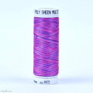 Fil à broder multicolore Polysheen 200m - Mettler ® - violet 9973 METTLER ® - Fils à coudre et à broder - 1