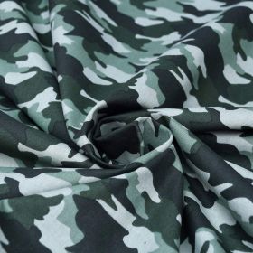Tissu coton motif Armée "Lichen" - Vert - Oeko-Tex ® Autres marques - Tissus et mercerie - 2