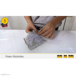 Soporte Fixier Stickvlies brod thermocollant pour broderies - Vlieseline ® Vlieseline ® - Entoilages et ouate - 2