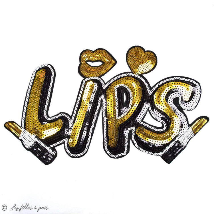 Ecusson sequin 'Lips" - Thermocollant Autres marques - Tissus et mercerie - 5