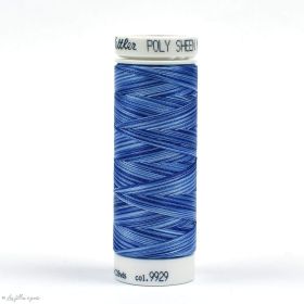 Fil à broder multicolore Polysheen 200m - Mettler ® - bleu 9929 METTLER ® - Fils à coudre et à broder - 1