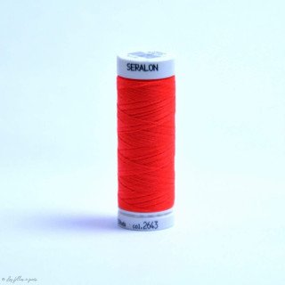 Mettler ® Seralon hilo de coser 200m - Rojo fluorescente - 2643 METTLER ® - Fils à coudre et à broder - 1