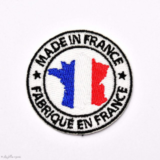 Insignia Made In France - Azul, blanco y rojo - Planchado Autres marques - Tissus et mercerie - 1