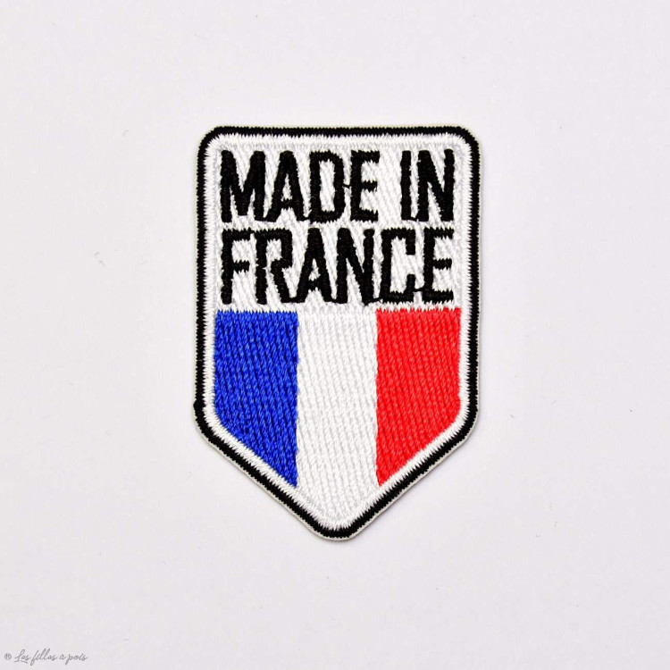 Insignia Made In France - Azul, blanco y rojo - Planchado Autres marques - Tissus et mercerie - 1