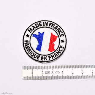 Insignia Made In France - Azul, blanco y rojo - Planchado Autres marques - Tissus et mercerie - 2