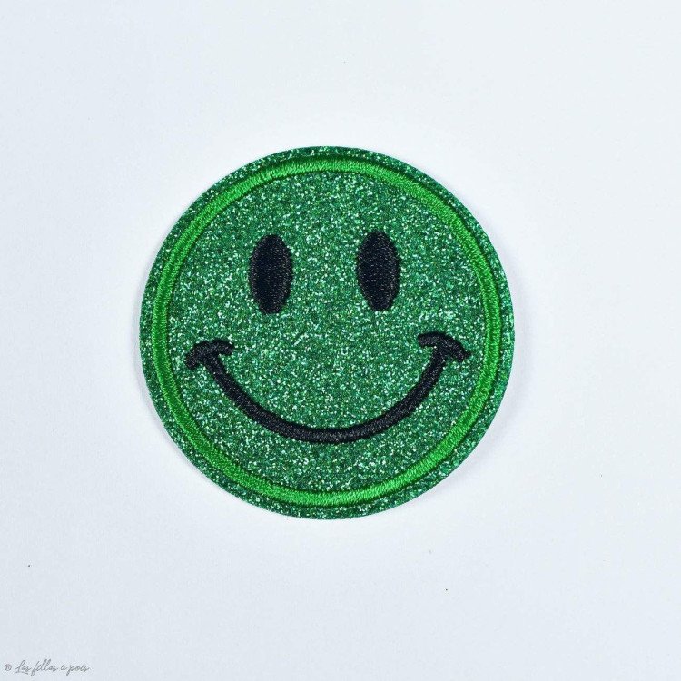 Écusson brodé smiley glitter - Thermocollant Autres marques - Tissus et mercerie - 9