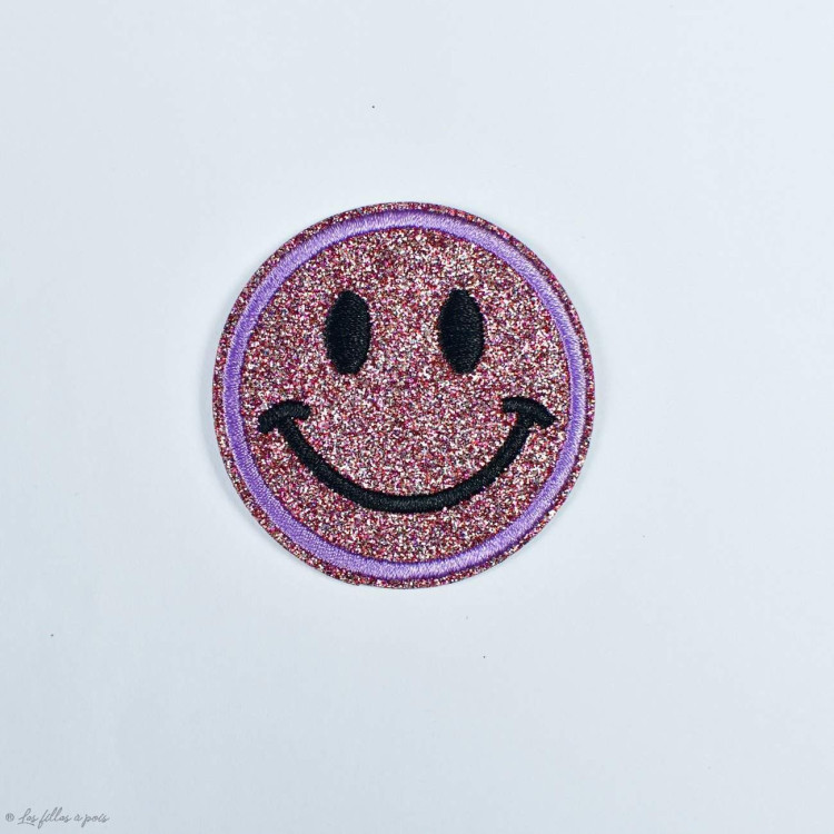 Parche bordado smiley glitter - Planchado Autres marques - Tissus et mercerie - 11