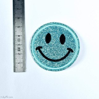 Écusson brodé smiley glitter - Thermocollant Autres marques - Tissus et mercerie - 22