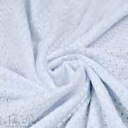 Tissu coton Broderie anglaise motif texturé effet mosaïque - Blanc Autres marques - Tissus et mercerie - 2