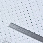Tissu coton Broderie anglaise motif texturé effet mosaïque - Blanc Autres marques - Tissus et mercerie - 5