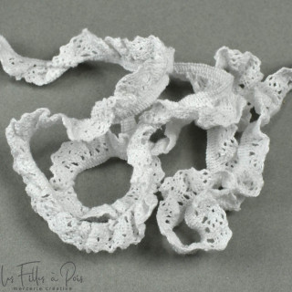 Dentelle élastique coton crocheté  - 15mm Autres marques - Tissus et mercerie - 10