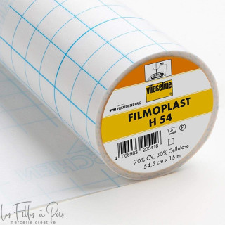 Filmoplast H54 entretela branca destacável - Vilene ® - Entretelas destacáveis Vlieseline ® - Entoilages et ouate - 1