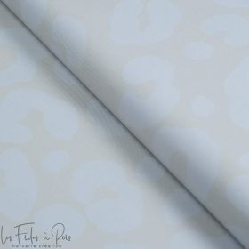 Tissu imperméable motif léopard collection "Angels" - Beige et écru - Les Filles à Pois ® - Oeko-Tex ® Les Filles à Pois - Desig