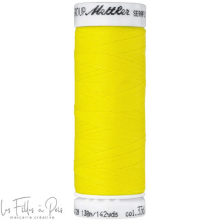 Fil à coudre élastique  SERAFLEX 130m - jaune - 3361 METTLER ® - Fils à coudre et à broder - 1