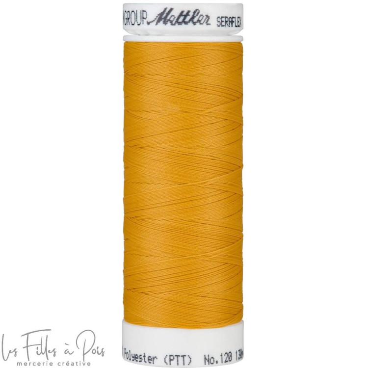 Fil à coudre élastique  SERAFLEX 130m - orange - 0892 METTLER ® - Fils à coudre et à broder - 1