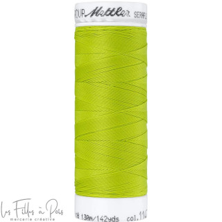 Fil à coudre élastique  SERAFLEX 130m - vert - 1147 METTLER ® - Fils à coudre et à broder - 1