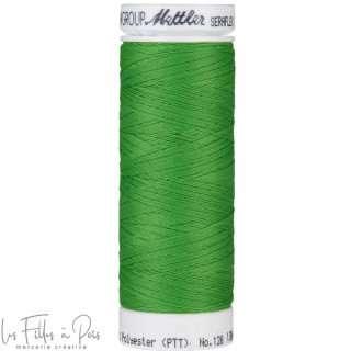 Fil à coudre élastique  SERAFLEX 130m - vert - 1099 METTLER ® - Fils à coudre et à broder - 1