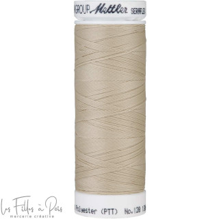 Fil à coudre élastique  SERAFLEX 130m - beige - 0537 METTLER ® - Fils à coudre et à broder - 1