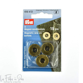 Bouton magnétique à coudre - Lot de 3 - Prym ® Prym ® - Mercerie - 4