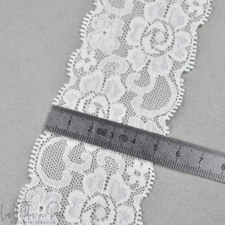 Ruban dentelle douce extensible 5.5cm - Fleur Autres marques - Tissus et mercerie - 3