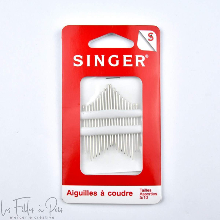 Agujas de coser y zurcir - Surtido de 20 agujas - Singer® - Francia Singer ® - Machines à coudre, à broder et à surjeter - 1