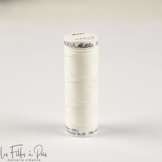 Linha de costura Mettler Poly glow - 100m - branca METTLER ® - Fils à coudre et à broder - 1