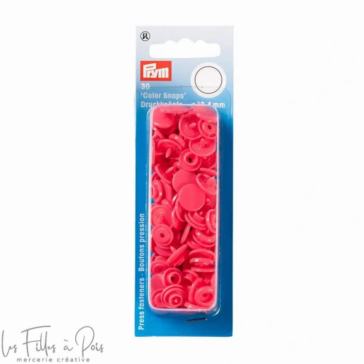 Bouton pression plastique Color snap recharge x30 sans outil de pose 12.4mm - Prym ® Prym ® - Mercerie - 15