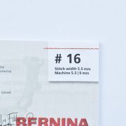 Pied presseur Bernina fronceur No 16 - 0084467400 BERNINA ® - Machines à coudre, à broder et à surjeter - 4