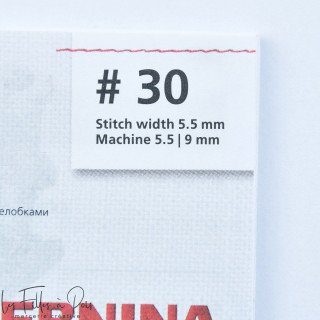 Prensatelas Bernina con 3 ranuras nº 30 - 84707300 BERNINA ® - Machines à coudre, à broder et à surjeter - 2