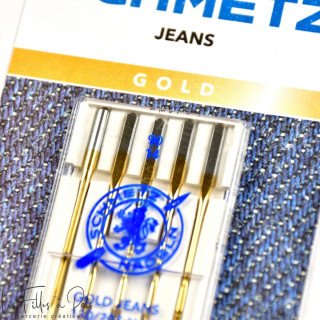 Agulhas douradas para máquinas de costura de jeans - Schmetz®. SCHMETZ ® - Aiguilles machine à coudre - 3