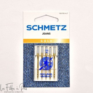 Agulhas douradas para máquinas de costura de jeans - Schmetz®. SCHMETZ ® - Aiguilles machine à coudre - 5