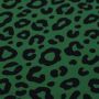 Tissu jersey motif léopard collection "Contrastes" - Vert et noir - Les Filles à Pois ® - Oeko-Tex ®  - 3