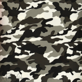 Flex thermocollant motif camouflage - Gris - 30cm x 20cm Autres marques - Tissus et mercerie - 1