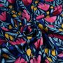 Tissu lycra motif fleurs collection "Frida" - Multicolore - Les Filles à Pois ® - UV50+ Les Filles à Pois - Design ® - Mercerie 