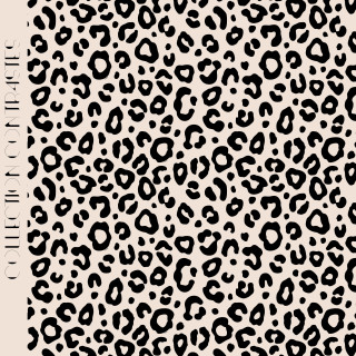 Rizo estampado leopardo "Contrastes" - Rosa empolvado y negro - Les Filles à Pois Les Filles à Pois - Design ® - Mercerie et Tis