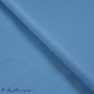 Coupon de tissu popeline de coton uni - Bleu - 550cm Autres marques - Tissus et mercerie - 27