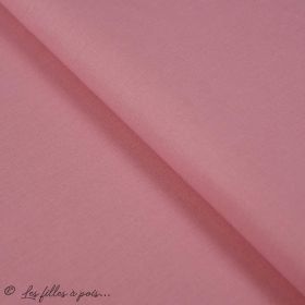 Tissu Coton Rose Clair 2€70 Popeline Fabrics Light Pink Color