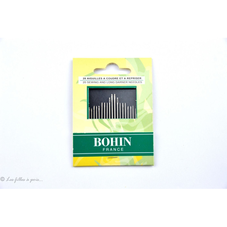 Agujas de coser y zurcir - Surtido de 20 agujas - Bohin Bohin France ® - Mercerie - 1